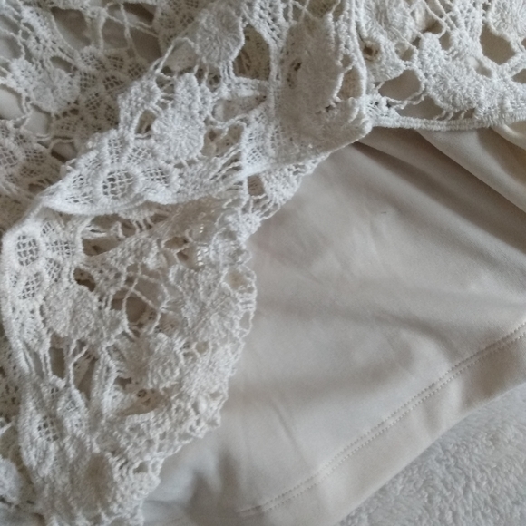 LC Lauren Conrad Ivory Racerback Crochet Dress - Picture 7 of 8